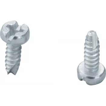 Hager UZ06Z4 Parafuso de fixação universal 4,2 x 13 mm, aço zincado, Phillips PH2, autoperfurante, pack de 100
