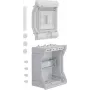 Hager VE106D quadro de distribuição de superfície, 6 unidades de módulo, 1 fila, IP30, branco