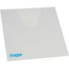 Hager Volta Bolsa para documentos VZ407, PVC transparente, 220 x 240 mm, autoadesiva
