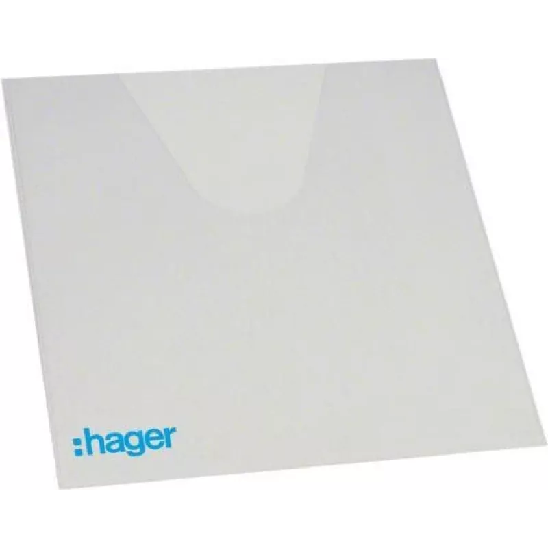 Hager Volta Bolsa para documentos VZ407, PVC transparente, 220 x 240 mm, autoadesiva