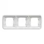 Hager WNA401B Berker W.1 Moldura de encastrar 1 módulo, IP55, branco polar