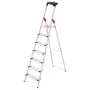 HAILO Escadote doméstico L80 ComfortLine alumínio 7 degraus