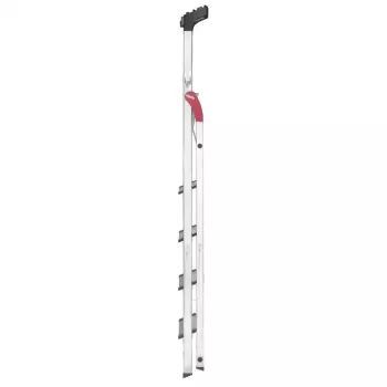HAILO Escadote doméstico L80 ComfortLine alumínio 5 degraus