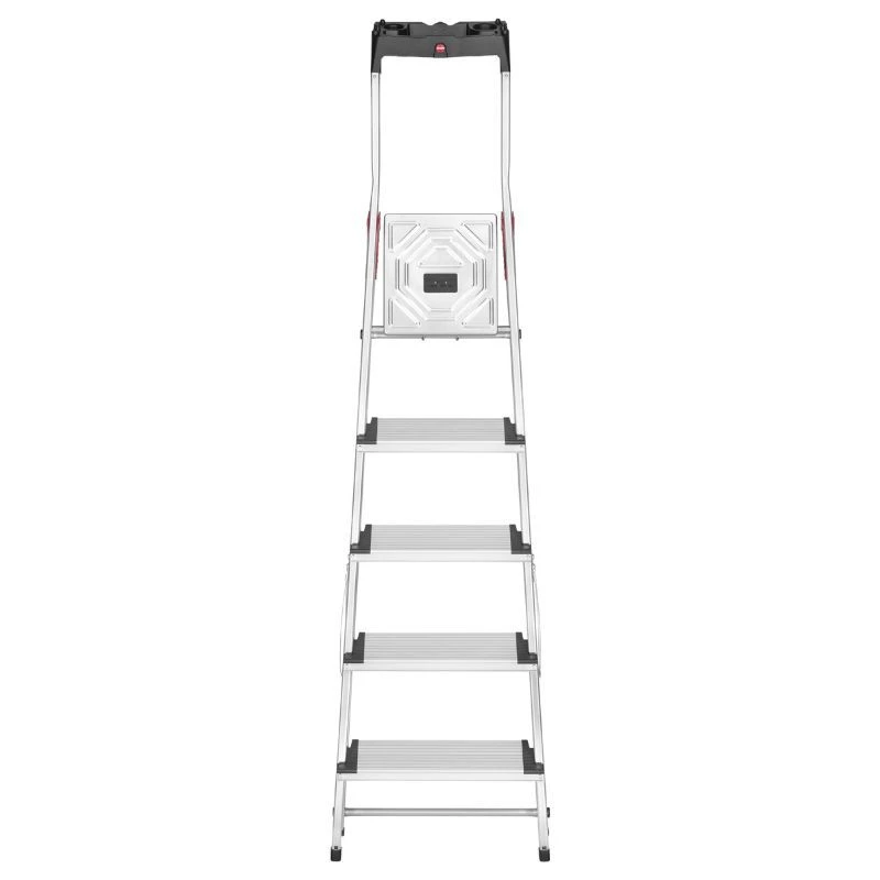 HAILO Escadote doméstico L80 ComfortLine alumínio 5 degraus