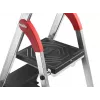 HAILO L100 TopLine Escadote doméstico em alumínio 4 degraus