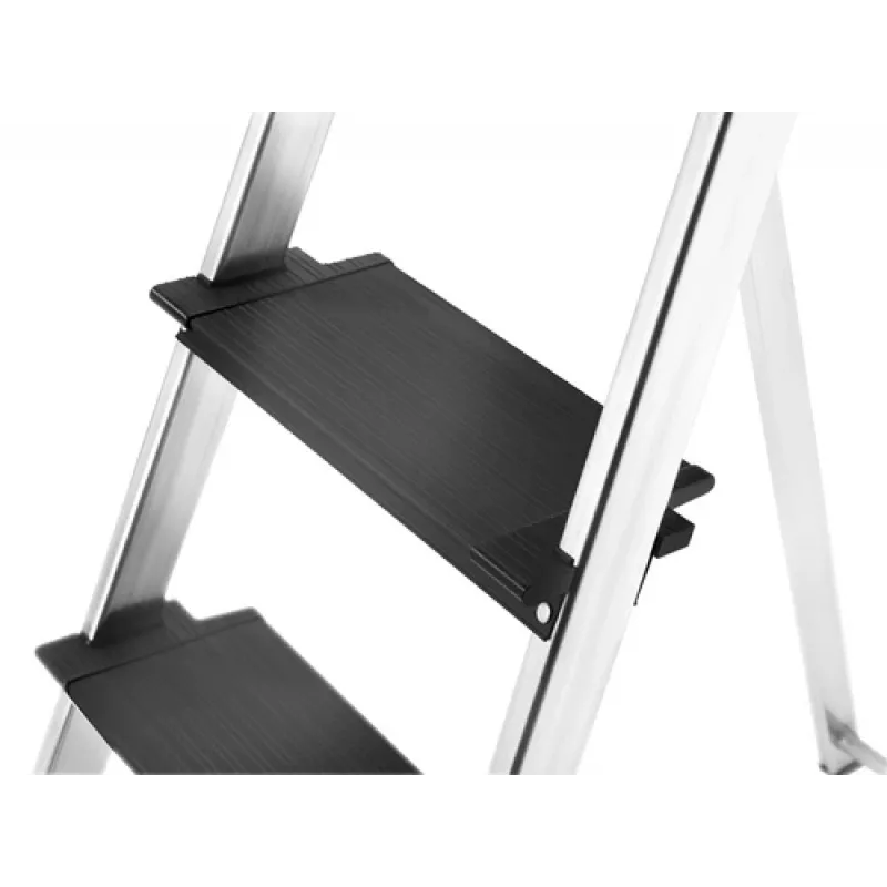 HAILO L100 TopLine Escadote doméstico em alumínio 4 degraus