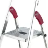 HAILO L60 StandardLine Escadote doméstico em alumínio 8 degraus