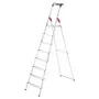 HAILO L60 StandardLine Escadote doméstico em alumínio 8 degraus