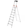 HAILO L80 ComfortLine Escadote em alumínio, 8 degraus