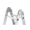 HAILO M60 Escada universal em alumínio 4x3 degraus Escada articulada multiusos