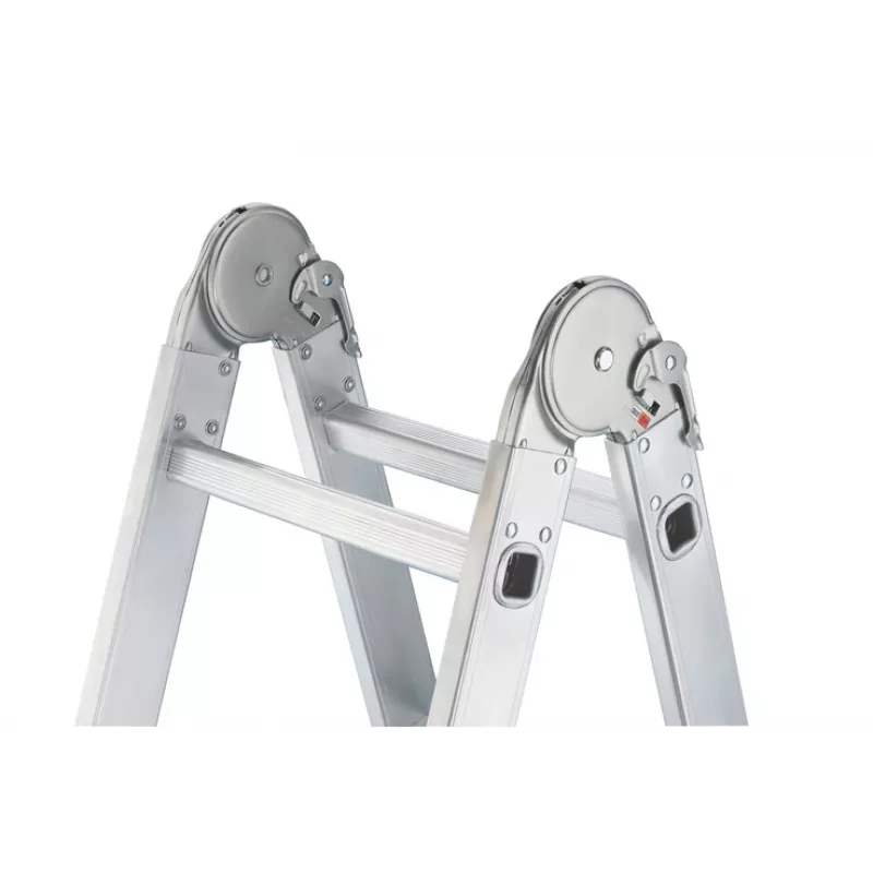 HAILO M60 Escada universal em alumínio 4x3 degraus Escada articulada multiusos