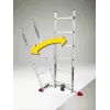 HAILO ProfiLOT Escada combinada S100, alumínio, 3x12 degraus, 150 kg, EN 131 Professional
