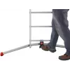 Hailo S100 ProfiLOT Escada combinada, alumínio, 2x6+1x5 degraus, 3 partes, carga máx. 150 kg