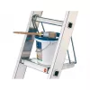 HAILO SavetyLine Degrau adicional para escadas, escadote dobrável de 2 degraus, alumínio, carga 150 kg, TÜV/GS