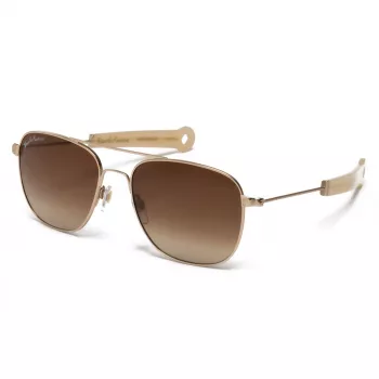 Óculos de sol unissexo HALLY&SON DEUS DH506S04 - armação de acetato preta, lente CR-39 cinzenta, 55/18/140 mm