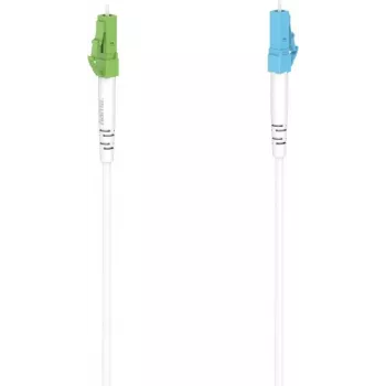 Hama 00200742 Cabo de fibra ótica Single-Mode OS2, LC/APC para LC/UPC, 3 m, branco