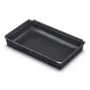 Hama cesto para fritadeira de ar quente, antiaderente, resistente ao forno, 12,5 x 20 cm, preto 00002925