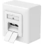 Tomada de rede Hama CAT-6a, 2 portas RJ45, 10 Gbit/s, blindada, saliente/encastrada, Branco 00200774