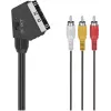 Hama Classic Line cabo SCART para 3 RCA áudio/vídeo, 1,5 m, preto 00305015