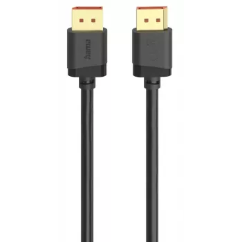 Cabo DisplayPort HAMA DP 2.1 8K 2m preto