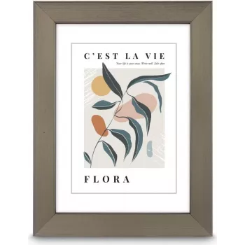 Moldura Hama Flora em plástico, aço, 20 x 30 cm 00193316
