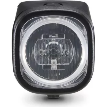 Hama Luz dianteira para bicicleta LED, recarregável, USB-C, aprovada StVZO, 2 modos, Preto