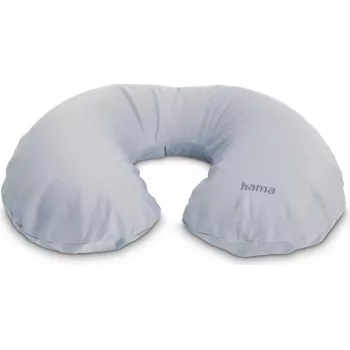 Almofada de pescoço insuflável Hama, 48 x 32 cm, cinzenta 00178168