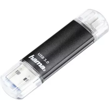 Hama Laeta Twin Pen Drive USB 128 GB, USB Type-A & Micro-USB, USB 3.2 Gen 1, Preto 00181099