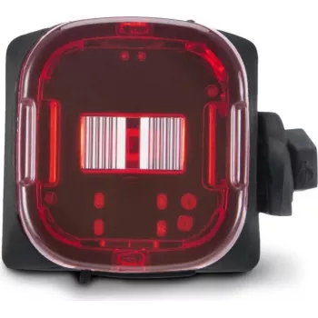 Hama Luz traseira LED para bicicleta, recarregável por USB-C, aprovada StVZO, preta