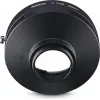 Adaptador de objetiva Hama para objetivas Nikon F-Mount em câmaras C-Mount, metal, preto (00030771)