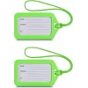 Etiqueta de bagagem Hama, 9 x 5 cm, pack de 2, verde (00178162)
