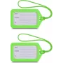 Etiqueta de bagagem Hama, 9 x 5 cm, pack de 2, verde (00178162)