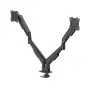 Suporte de monitor HAMA para 2 monitores, mola a gás, Full Motion, 17-35 polegadas, preto (00220907)