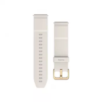 Hama Pulseira de pagamento NFC, sem contacto, para relógio/smartwatch, 20 mm, bege 00178658