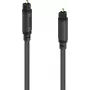 Cabo de áudio ótico Hama, ficha Toslink para ficha Toslink, 0,75 m, preto 00202015