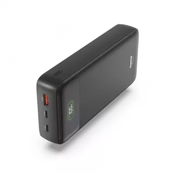 Hama Power Pack PD27-W65 Power bank 27000mAh, 2x USB-C, USB-A, Quick Charge, preto 00201781
