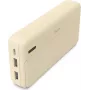 Power bank Hama Power Pack Pocket 20, 20000 mAh, 2x USB-A, areia (00201775)