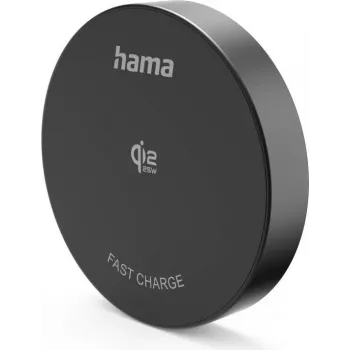 Hama Qi2 25W Tapete de Carregamento Sem Fios, Carregador Rápido Indutivo, Preto (00201767)