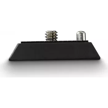 Hama Placa de engate rápido Click II para tripés Gamma, 1/4 polegadas, preto 00004318
