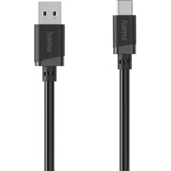 Hama Cabo de carregamento e dados USB-A para USB-C, 3 m, Preto 00201814