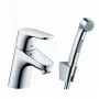 Hansgrohe Focus E2 torneira preto cabelo