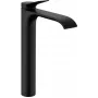 Hansgrohe Vivenis Misturadora monocomando de lavatório 250 preto mate com conjunto de escoamento