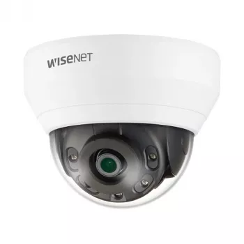 HANWHA VISION QND-6012R1 câmara IP dome fixa interior 2MP com objetiva 2,8mm, IR, WDR, PoE