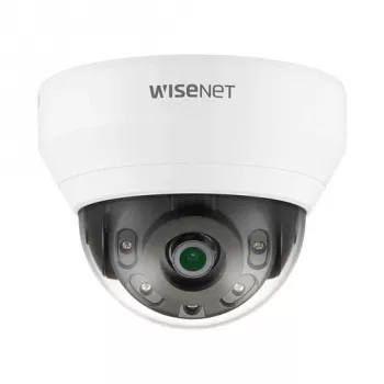 HANWHA VISION QND-6012R1 câmara IP dome fixa interior 2MP com objetiva 2,8mm, IR, WDR, PoE