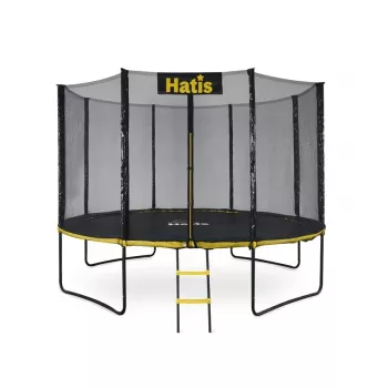 Trampolim Hatis 366 cm com rede e escada