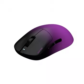 Rato gaming com fios Hator Quasar 3 ULTIMA preto-roxo