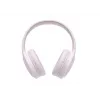 HAV H633BT Auscultadores over-ear sem fios com Bluetooth 5.3, 30 horas de autonomia, design dobrável, microfone integrado, suporte para cartões TF – rosa