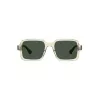 Óculos de sol unissexo HAVAIANAS Manaus MANAUS-40G - Lentes verdes, armação preta, 52/19/145 mm