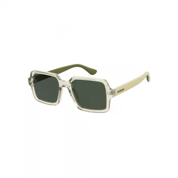 Óculos de sol unissexo HAVAIANAS Manaus MANAUS-40G - Lentes verdes, armação preta, 52/19/145 mm