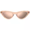 Óculos de sol HAVAIANAS Mulher PIPA-9R6 Retangulares - Armação preta, lentes cinzentas, proteção UV400